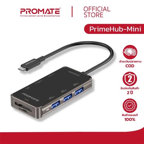 Promate Usb C Hub Primehub Mini In Usb C Hub With