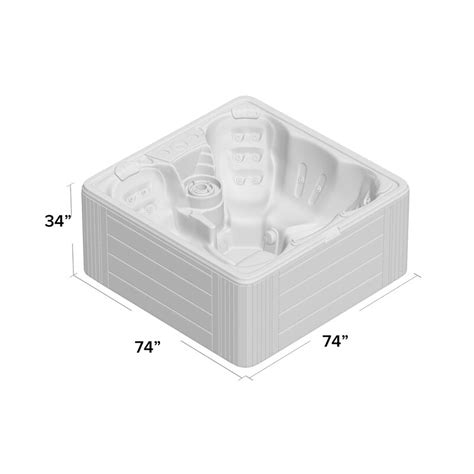 Aqualife By Strong Spas Revitalize LS Person Port Jet Acrylic Hot Tub With Ice Bucket