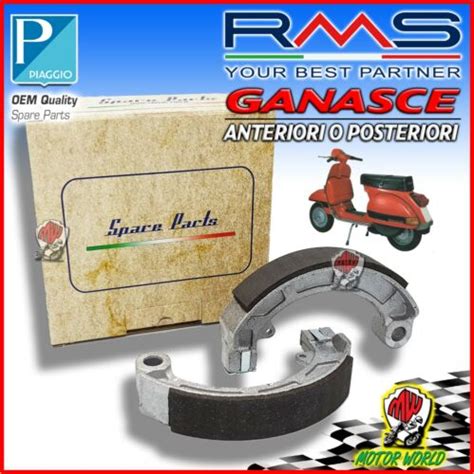 Kit Ganasce Freno Anteriore O Posteriore Rms Piaggio Per Vespa Px