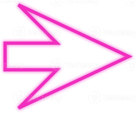 Neon Pink Arrow Png