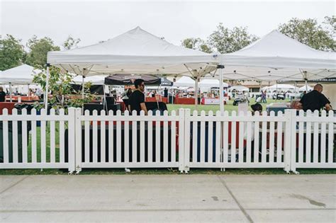 White Vinyl Picket Fencing - AER Tent & Event Rentals Inc