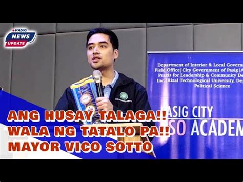 CSO Graduation Day Sa Tanghang Rizal Dinaluhan Ni Mayor Vico Sotto