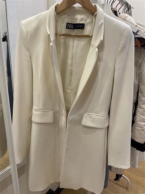 Пиджак блазер (тренч) zara беж айвори s — цена 1200 грн в каталоге ...