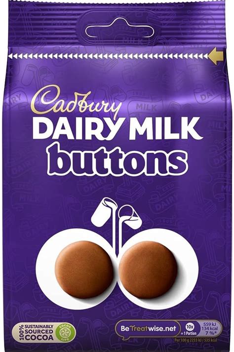 Cadbury Dairy Milk Giant Buttons Chocolate Bag 119 G Cadbury Dairy