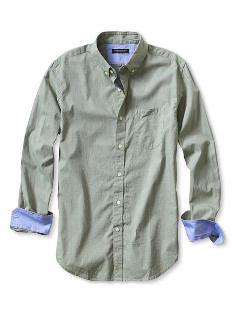 Slim Fit Soft Wash Button Down Shirt Banana Republic