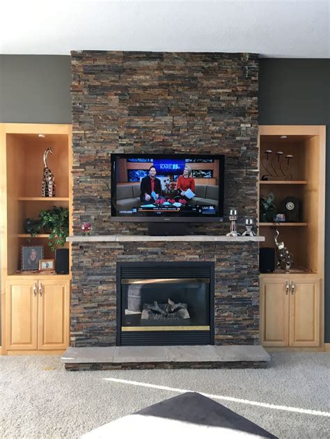 Slate Stone Fireplace | Home Decor