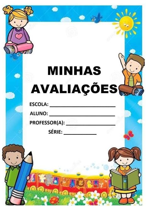 Capa Para Atividades Escolares - Capas Para Atividades Escolares