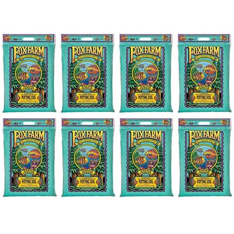 Foxfarm Ocean Forest Organic Garden Potting Soil Mix 12 Quarts 8 Pack