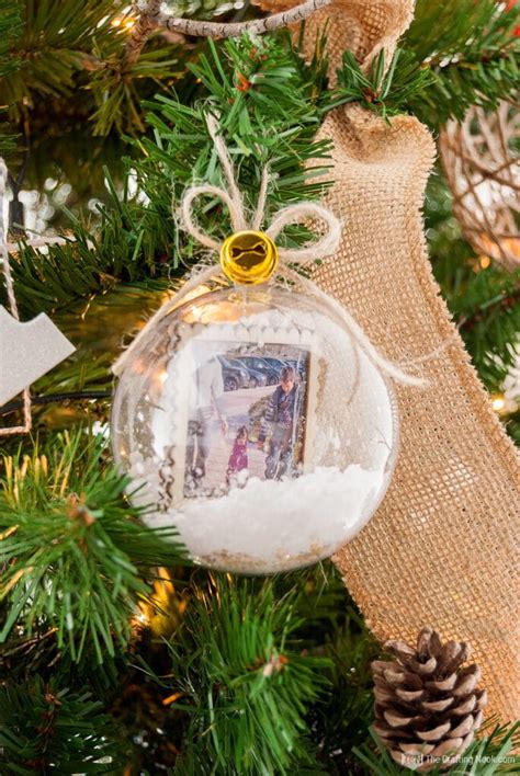 Diy Christmas Ornament Snow Globe For Memory Keepsake The Crafting Nook