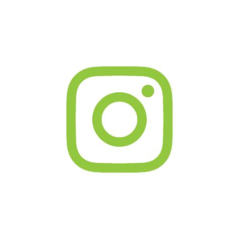 Instagram Logo Light Green Transparent Png Stickpng