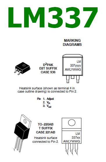 Lm337 Voltage Regulator 15a Negative