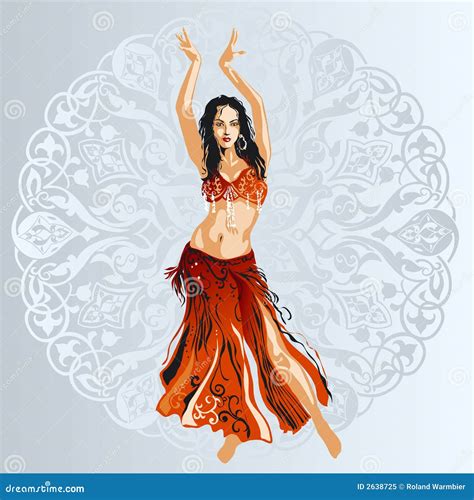 Belly Dancer Stock Vector Illustration Of East Arabia 2638725