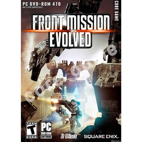 Front Mission Evolved แผ่นและแฟลชไดร์ฟ เกมส์ คอมพิวเตอร์ Pc และ โน๊ต