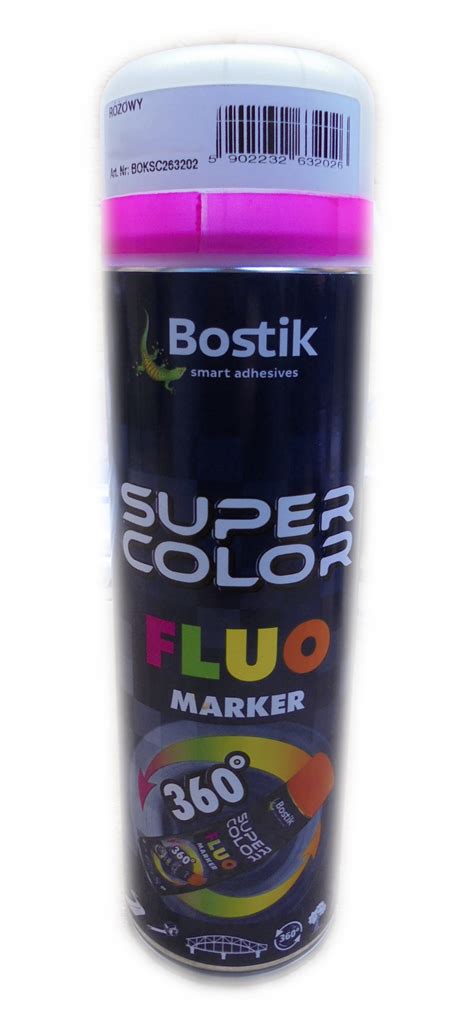 Farba W Sprayu Fluo Marker R Owy Ml Bostik Z Lakiery