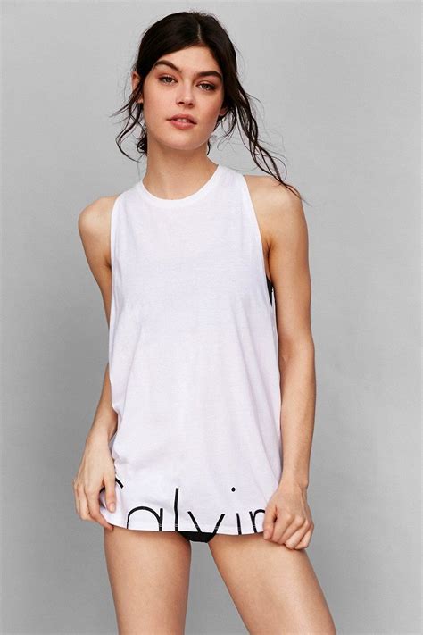 Calvin Klein For Uo Modern Racerback Tank Top Tank Top Fashion