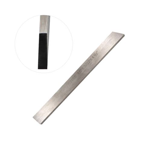 Lathe Parting Hss Cut Off Blade Trapezoid Bevel Type Tool Bits For