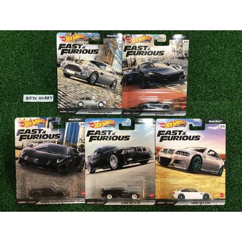 Hot Wheels Premium Fast Furious Euro Fast Case K Gbw K Set Of Pcs Shopee