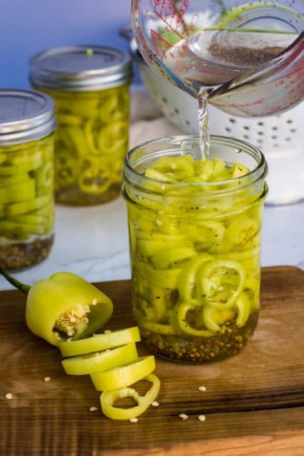 How To Pickle Banana Peppers | The Adventure Bite