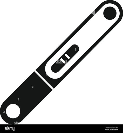 Pregnant test icon simple vector. Family doctor. Patient hospital Stock