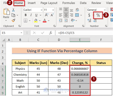 How To Use If And Percentage Formula In Excel 2 Easy Ways