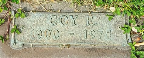 Coy Russell McGlone Sr 1900 1975 Memorial Find A Grave