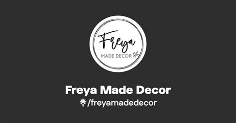 Freya Made Decor Instagram Facebook Tiktok Linktree