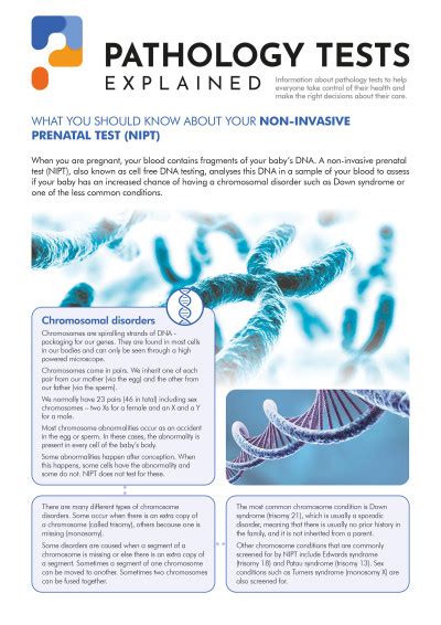 Nipt Non Invasive Prenatal Testing Pathology Tests Explained