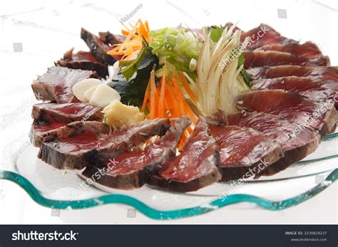 Tataki Bonito Photographed Deliciously Studio Stock Photo 2230824237