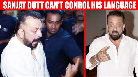 Sanjay Dutt Funny Moments With Media Reporter Sanju Baba Funny YouTube