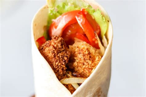 Southern Fried Chicken Wraps (Extra Crispy) - My Morning Mocha