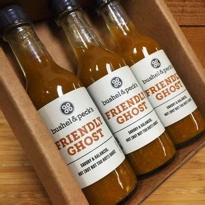 B P S Ghost Pepper Hot Sauce Small Batch Handmade Three Bottles Friendly Ghost Etsy