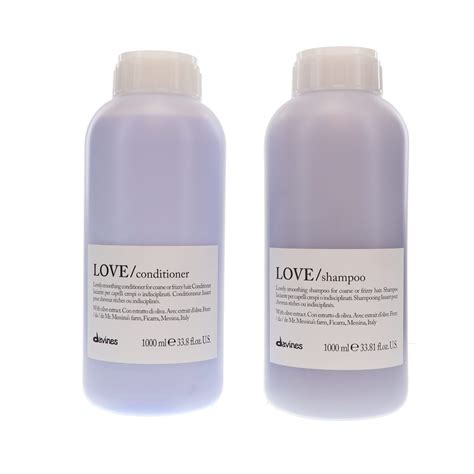 Davines Love Smoothing Shampoo 33 8 Oz And Love Smoothing Conditioner 33