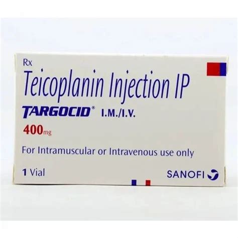 Targocid Mg Teicoplanin Injection Ip At Rs Vial