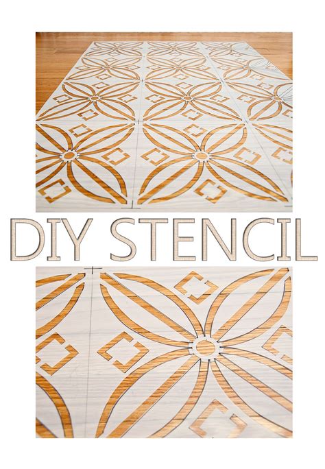 How To Make A Stencil No Costly Gadgets Required Salvaged Inspirations Diy Stencil