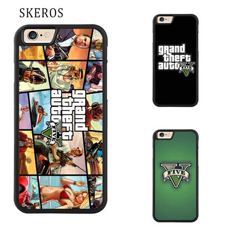 SKEROS Grand Theft Auto Gta 5 Protective Cover Phone Case For Iphone X