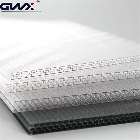 Colored Lexan 16mm 4-wall Polycarbonate Hollow Honeycomb Cellular Panel ...