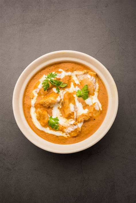 Traditional Indian Butter Chicken Or Murg Makhanwala Which Is A Creamy