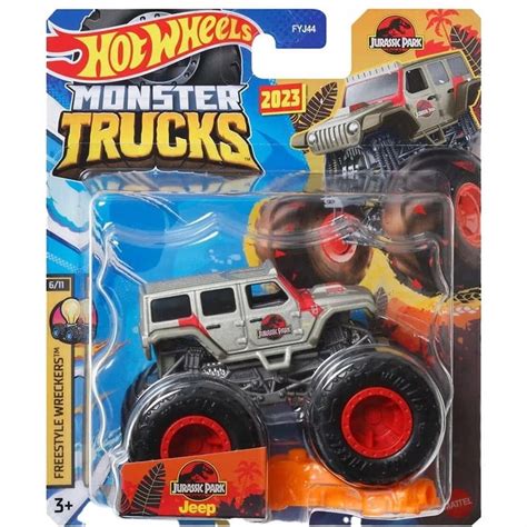 Hot Wheels HLT08 Monster Trucks Jurassic Park Jeep Worldtoys Pl