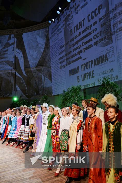 Igor Moiseyev State Folk Dance Ensemble Gaant Holds General Rehearsal