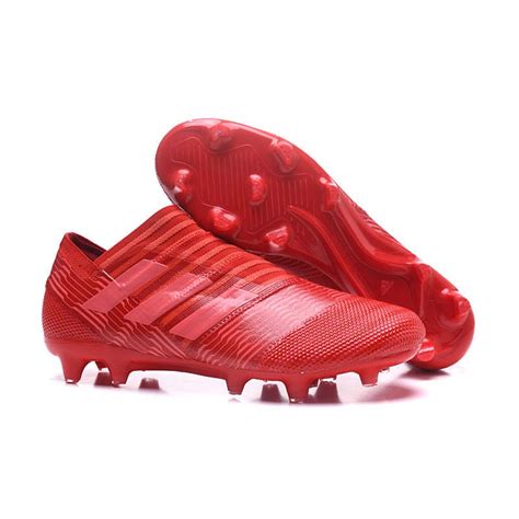 adidas Nemeziz Messi 17+ 360 Agility FG Soccer Boots - All Red