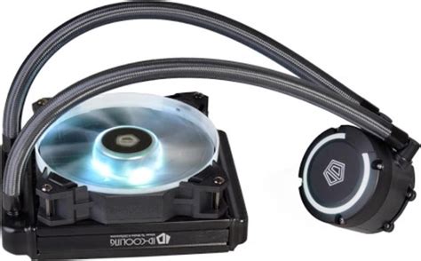 Id Cooling Auraflow X120 Cpu Fan Water Liquid Cooler Rgb Black Clr 0074 Buy Best Price In