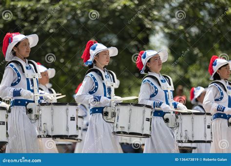 National Independence Day Parade 2018 Editorial Stock Image Image Of