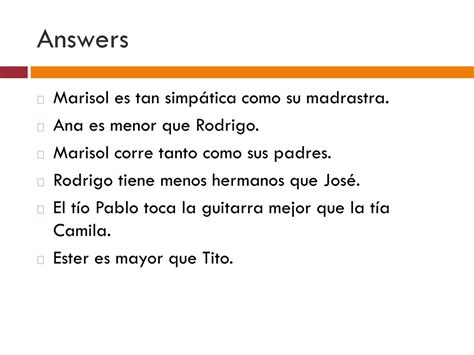 Unidad 3 Leccion 1 Vocabulario C Answers 5