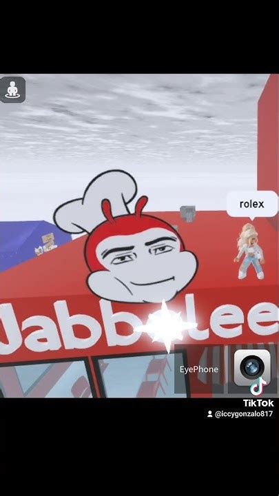 Dancing At Jollibee In Roblox Pinoy Rp Hangout Roblox Tiktok Shorts