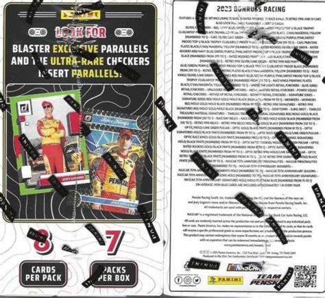 Panini Donruss Nascar Racing Ct Blaster Box Card Giants