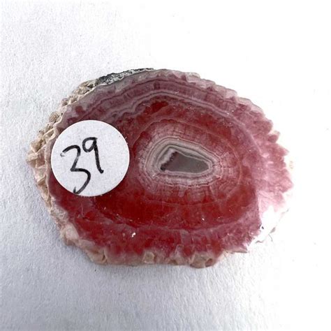 Rhodochrosite Stalactite Slice Gifts From The Earth Geologic