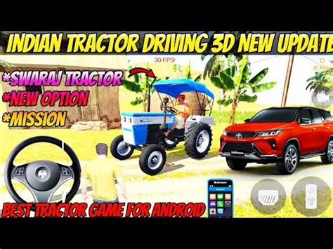 Indian Tractor Driving D Game Swaraj Tractor Real Driving Game Tractor