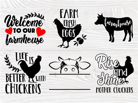 Farm Svg Bundle Farmhouse Quotes Svg Farm Svg Farm Life Etsy New Zealand