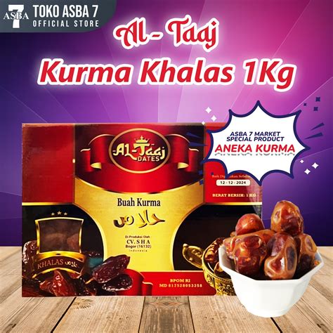 GRAND GOLDEN DATES KURMA 1KG Asba Jaya Berkah