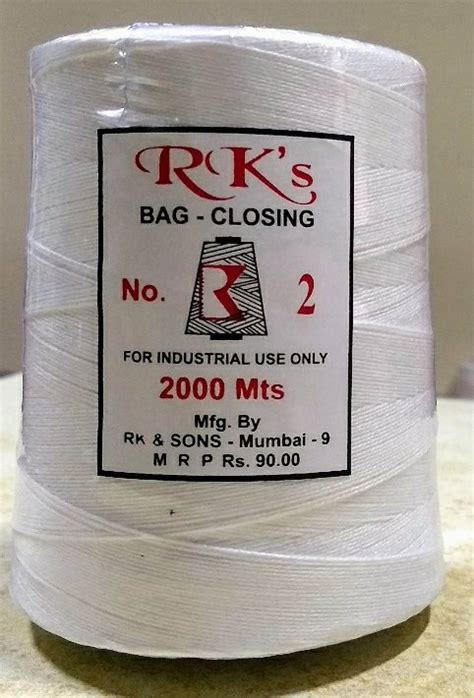 Raw White Natural White Optical White Polyester Industrial Bag Closing